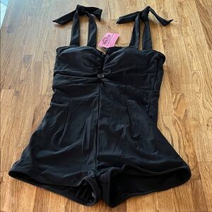 NWT Vintage Pinky Pinups Romper Swimsuit